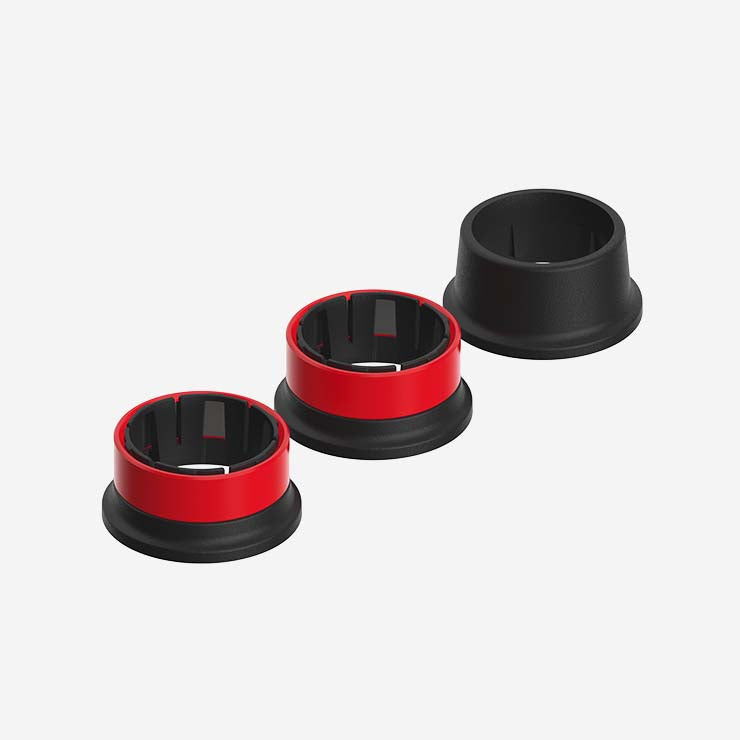 Assioma PRO | Conjunto de Anéis Vermelhos