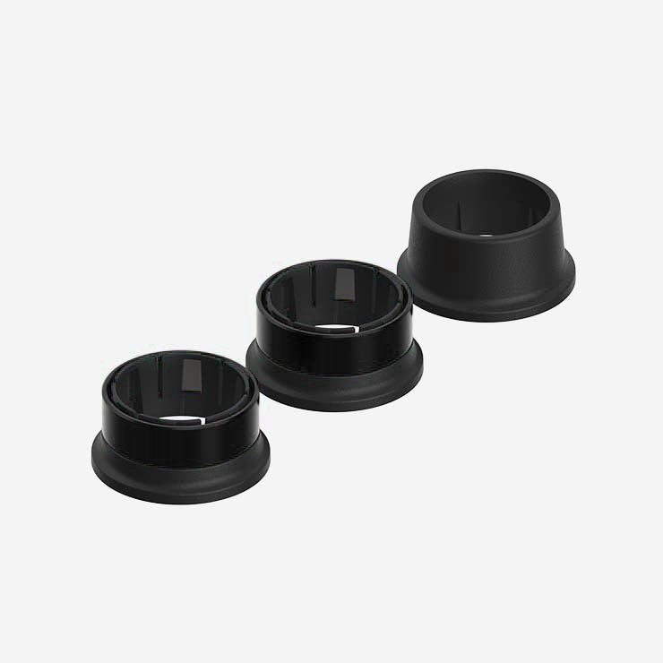 Assioma PRO | Conjunto de Anéis de metal pretos