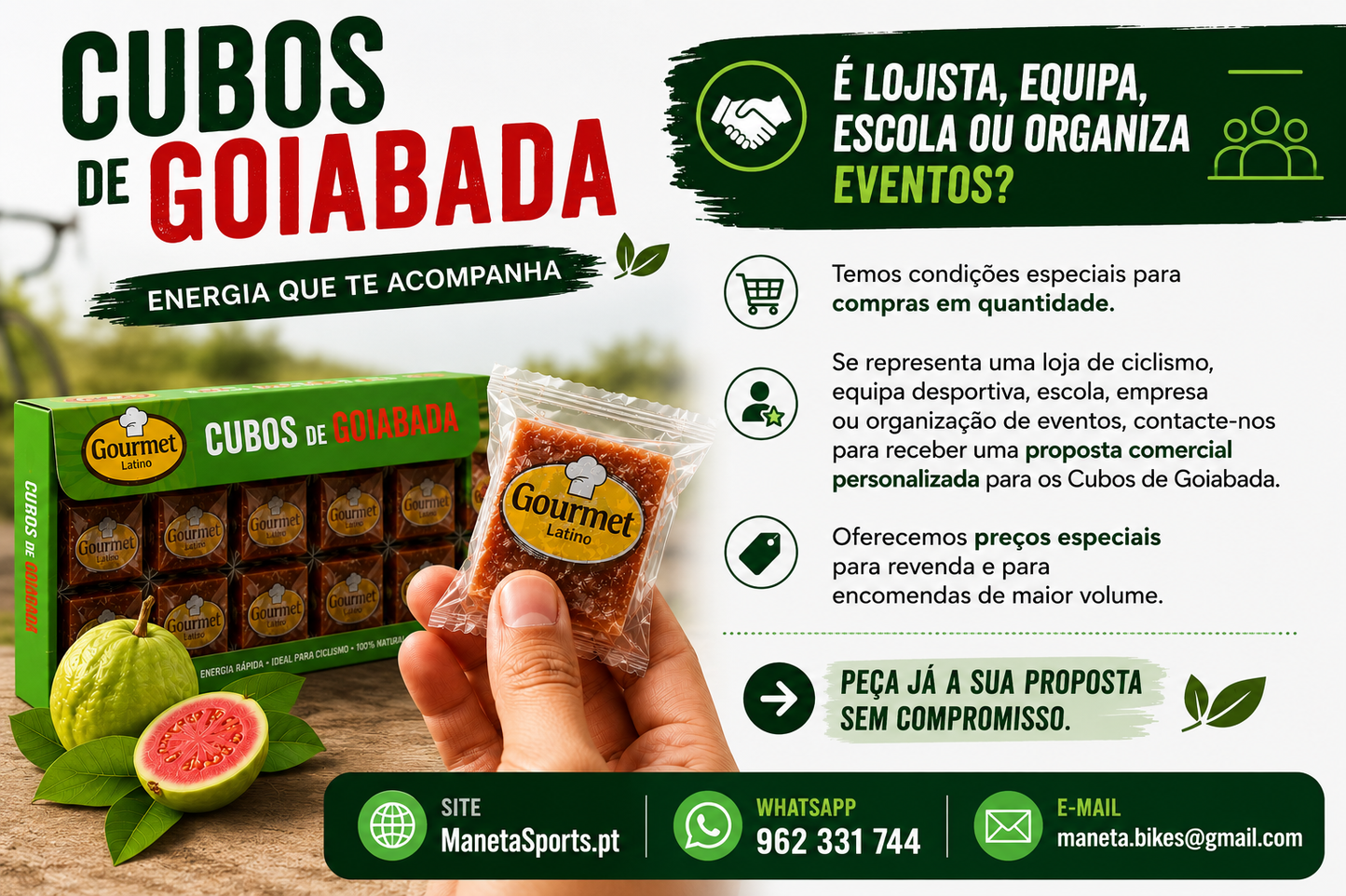 CUBO DE GOIABADA (36 Cubos)
